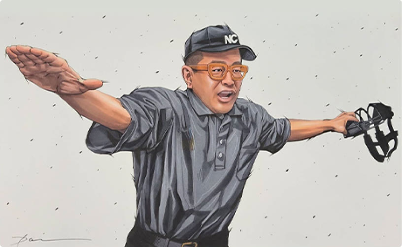 リクエスト広告のイラスト「セーフ」（田村 大 氏 作）